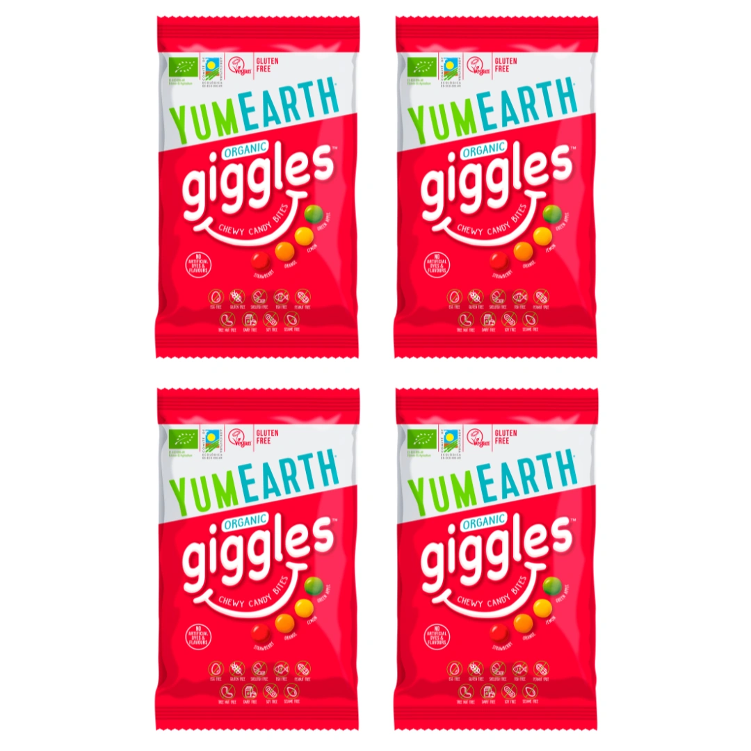 YumEarth Organic Giggles – 4 × 40g bags
